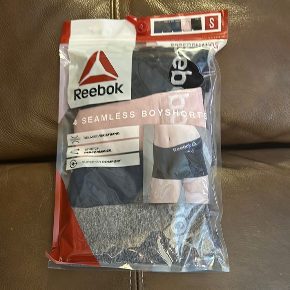Reebok Black and Pink Panties Intimates & Sleepwear